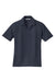 Port Authority L455 Womens Rapid Dry Moisture Wicking Short Sleeve Polo Shirt Classic Navy Blue Flat Front