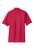 Port Authority L455 Womens Rapid Dry Moisture Wicking Short Sleeve Polo Shirt Red Flat Back