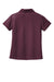 Sport-Tek L469 Womens Dri-Mesh Moisture Wicking Short Sleeve Polo Shirt Maroon Flat Back