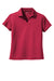 Sport-Tek L469 Womens Dri-Mesh Moisture Wicking Short Sleeve Polo Shirt Red Flat Front