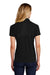 Sport-Tek L474 Womens Dri-Mesh Moisture Wicking Short Sleeve Polo Shirt Black Model Back