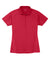 Sport-Tek L474 Womens Dri-Mesh Moisture Wicking Short Sleeve Polo Shirt Engine Red Flat Front