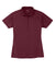 Sport-Tek L474 Womens Dri-Mesh Moisture Wicking Short Sleeve Polo Shirt Maroon Flat Front