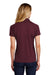 Sport-Tek L474 Womens Dri-Mesh Moisture Wicking Short Sleeve Polo Shirt Maroon Model Back