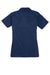 Sport-Tek L474 Womens Dri-Mesh Moisture Wicking Short Sleeve Polo Shirt Navy Blue Flat Back