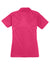 Sport-Tek L474 Womens Dri-Mesh Moisture Wicking Short Sleeve Polo Shirt Raspberry Pink Flat Back