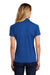 Sport-Tek L474 Womens Dri-Mesh Moisture Wicking Short Sleeve Polo Shirt Royal Blue Model Back