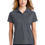 Sport-Tek Womens Dri-Mesh Moisture Wicking Short Sleeve Polo Shirt - Steel Grey