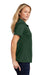 Sport-Tek L475 Womens Dry Zone Moisture Wicking Short Sleeve Polo Shirt Forest Green Model Side