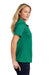 Sport-Tek L475 Womens Dry Zone Moisture Wicking Short Sleeve Polo Shirt Kelly Green Model Side