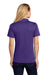 Sport-Tek L475 Womens Dry Zone Moisture Wicking Short Sleeve Polo Shirt Purple Model Back