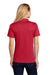 Sport-Tek L475 Womens Dry Zone Moisture Wicking Short Sleeve Polo Shirt True Red Model Back