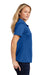 Sport-Tek L475 Womens Dry Zone Moisture Wicking Short Sleeve Polo Shirt True Royal Blue Model Side