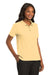 Port Authority L500 Womens Silk Touch Wrinkle Resistant Short Sleeve Polo Shirt Banana Yellow Model 3q