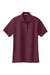 Port Authority L500 Womens Silk Touch Wrinkle Resistant Short Sleeve Polo Shirt Burgundy Flat Front