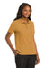 Port Authority L500 Womens Silk Touch Wrinkle Resistant Short Sleeve Polo Shirt Gold Model 3q