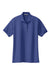 Port Authority L500 Womens Silk Touch Wrinkle Resistant Short Sleeve Polo Shirt Mediterranean Blue Flat Front