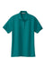 Port Authority L500 Womens Silk Touch Wrinkle Resistant Short Sleeve Polo Shirt Teal Green Flat Front