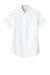 Port Authority L508 Womens Easy Care Wrinkle Resistant Short Sleeve Button Down Shirt White Flat Front