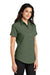 Port Authority L508 Womens Easy Care Wrinkle Resistant Short Sleeve Button Down Shirt Clover Green Model 3q