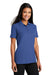 Port Authority L510 Womens Moisture Wicking Short Sleeve Polo Shirt Royal Blue Model 3q