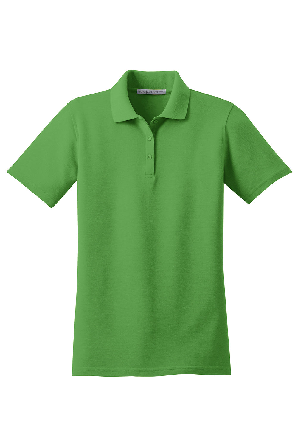 Port Authority L510 Womens Moisture Wicking Short Sleeve Polo Shirt Vine Green Flat Front