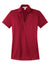 Port Authority L528 Womens Performance Moisture Wicking Short Sleeve Polo Shirt Rich Red Flat Front