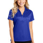 Port Authority Womens Performance Moisture Wicking Short Sleeve Polo Shirt - Hyper Blue