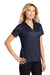 Port Authority L528 Womens Performance Moisture Wicking Short Sleeve Polo Shirt True Navy Blue Model 3q