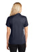 Port Authority L528 Womens Performance Moisture Wicking Short Sleeve Polo Shirt True Navy Blue Model Back