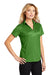 Port Authority L528 Womens Performance Moisture Wicking Short Sleeve Polo Shirt Vine Green Model 3q