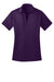 Port Authority L540 Womens Silk Touch Performance Moisture Wicking Short Sleeve Polo Shirt Bright Purple Flat Front