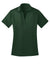 Port Authority L540 Womens Silk Touch Performance Moisture Wicking Short Sleeve Polo Shirt Dark Green Flat Front