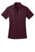 Port Authority L540 Womens Silk Touch Performance Moisture Wicking Short Sleeve Polo Shirt Maroon Flat Front