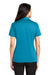 Port Authority L540 Womens Silk Touch Performance Moisture Wicking Short Sleeve Polo Shirt Parcel Blue Model Back