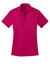 Port Authority L540 Womens Silk Touch Performance Moisture Wicking Short Sleeve Polo Shirt Raspberry Pink Flat Front