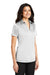 Port Authority L540 Womens Silk Touch Performance Moisture Wicking Short Sleeve Polo Shirt White Model 3q