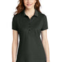 Port Authority Womens Moisture Wicking Short Sleeve Polo Shirt - Smoke Grey