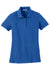 Port Authority L567 Womens 5-in-1 Performance Moisture Wicking Short Sleeve Polo Shirt Cobalt Blue Flat Front