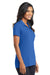 Port Authority L568 Womens Cotton Touch Performance Moisture Wicking Short Sleeve Polo Shirt Strong Blue Model 3q