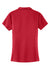 Port Authority L569 Womens Moisture Wicking Short Sleeve Polo Shirt Rich Red Flat Back