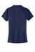 Port Authority L569 Womens Moisture Wicking Short Sleeve Polo Shirt True Navy Blue Flat Back