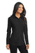 Port Authority L570 Womens Dimension Moisture Wicking Long Sleeve Button Down Shirt Black Model 3q