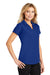 Port Authority L572 Womens Dry Zone Moisture Wicking Short Sleeve Polo Shirt True Royal Blue Model 3q