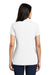 Port Authority L573 Womens Rapid Dry Moisture Wicking Short Sleeve Polo Shirt White Model Back