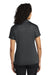 Port Authority L575 Womens Crossover Moisture Wicking Short Sleeve Polo Shirt Battleship Grey Model Back