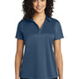 Port Authority Womens Crossover Moisture Wicking Short Sleeve Polo Shirt - Regatta Blue