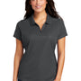 Port Authority Womens Moisture Wicking Short Sleeve Polo Shirt - Battleship Grey