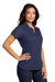 Port Authority L580 Womens Moisture Wicking Short Sleeve Polo Shirt True Navy Blue Model 3q