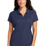 Port Authority Womens Moisture Wicking Short Sleeve Polo Shirt - True Navy Blue